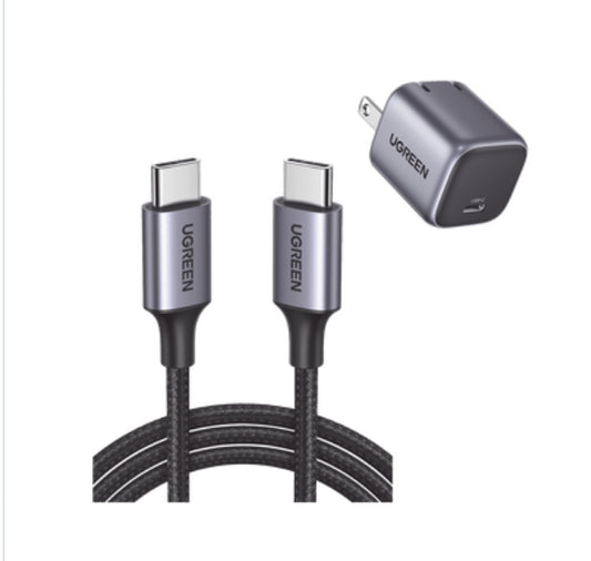 Kit de Cargador de 20w y Cable USB-C