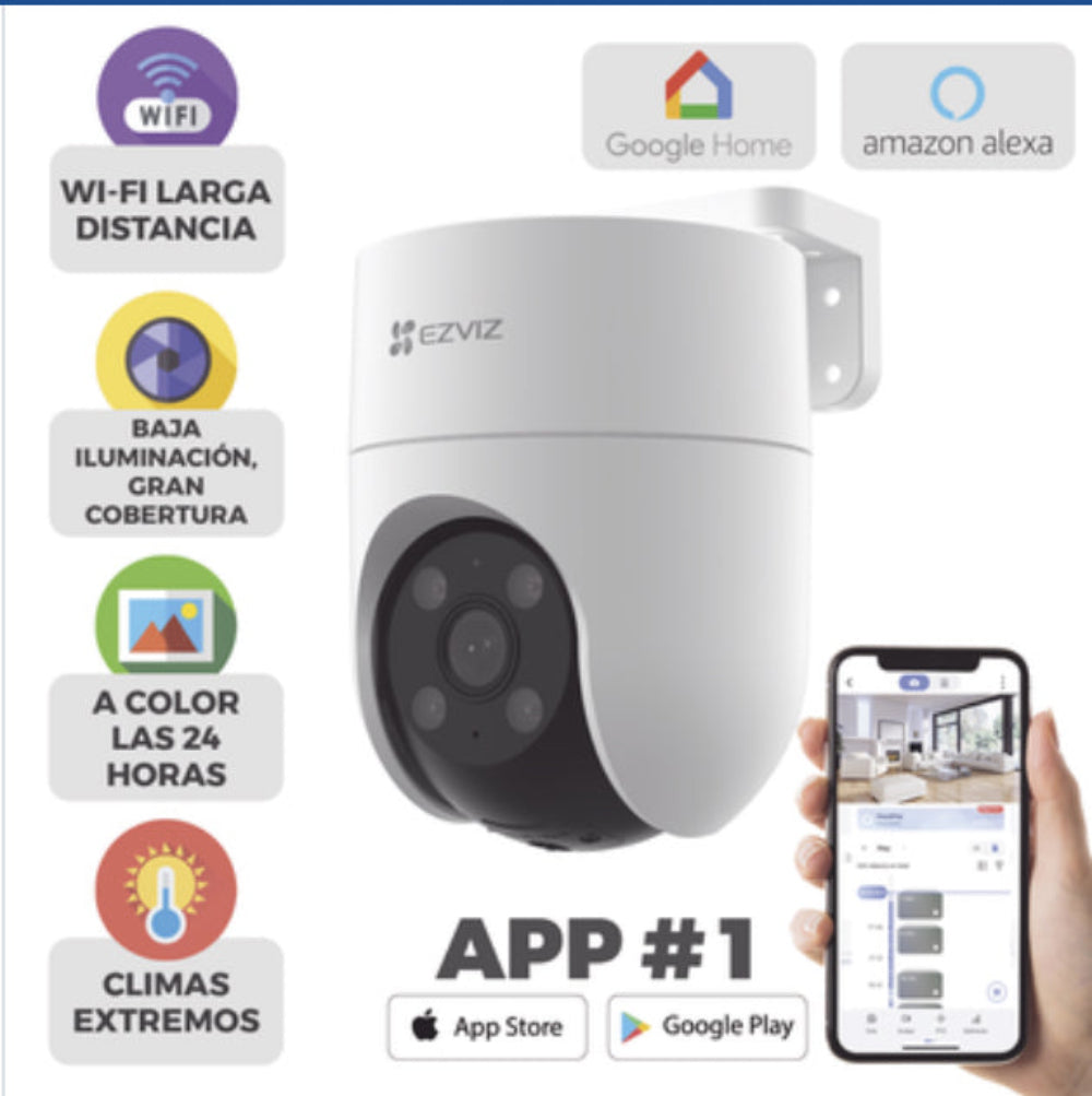 Cámara PT Wifi 2 megapixeles Ezviz